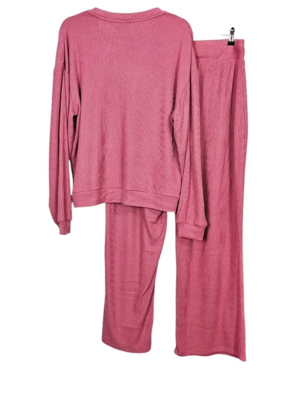 Honeydew Ladies' Ribbed Relaxed 2-piece Lounge Set New Size XL Pink